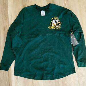 Knights Apparel Oregon Ducks Dark Green Long Sleeve Tee XS